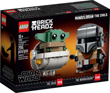 Lego, Set, Opened, Brick Headz, Star Wars, The Mandalorian & The Child, 75317