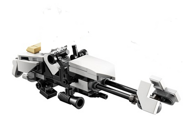 Lego, Set, Opened, Star Wars, Snowtrooper Battle Pack, SPEEDER BIKE ONLY**, 75320-1