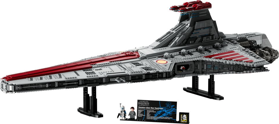 Lego, Set, Opened, Star Wars, Venator-Class Republic Attack Cruiser, 75367, BUILT