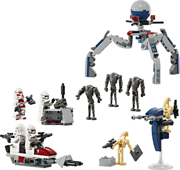 Lego, Set, Sealed, Star Wars, The Clone Wars, Clone Trooper & Battle Droid Battle Pack, 75372