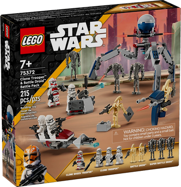 Lego, Set, Sealed, Star Wars, The Clone Wars, Clone Trooper & Battle Droid Battle Pack, 75372