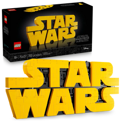 LEGO, Star Wars, Brick-Built Star Wars Logo, 75407