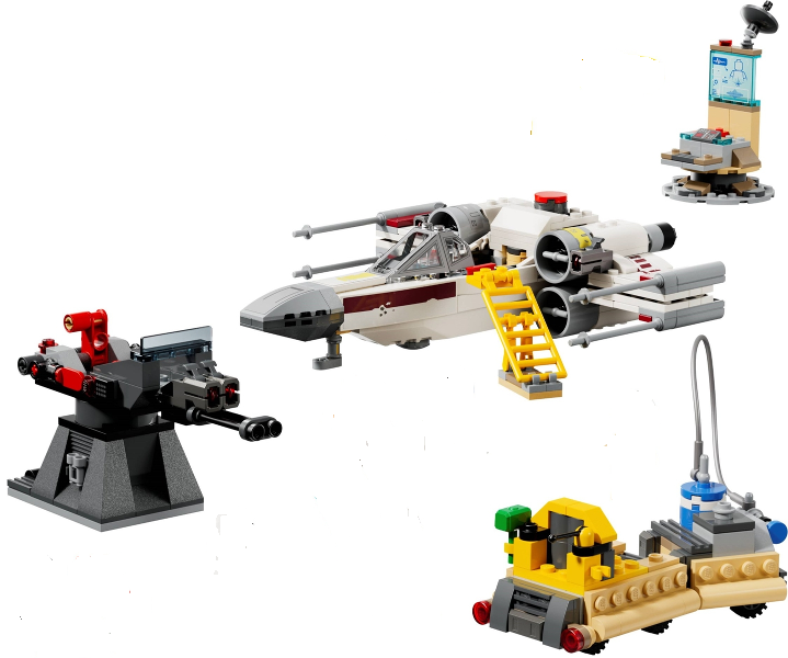 Lego, Set, Opened, Star Wars, Luke's Red Five X-Wing, BUILDS ONLY**, 75423,-1