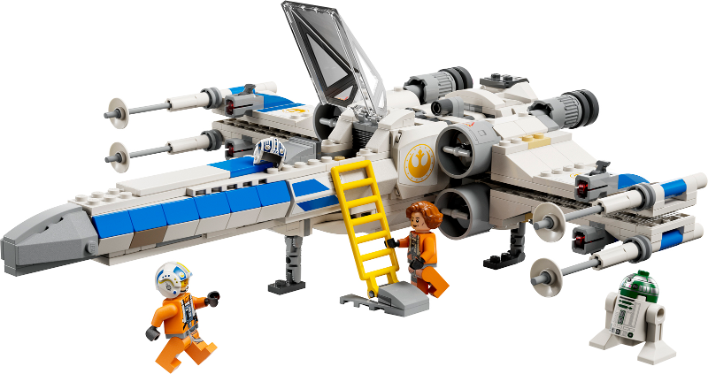 Lego, OPENED, Star Wars, The Mandalorian and Grogu, New Republic X-Wing Starfighter, 75460