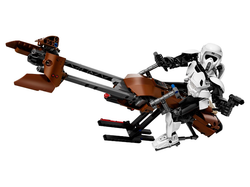 Lego, Set, Buildable Figures, Star Wars, Scout Trooper & Speeder Bike, 75532