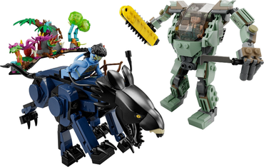 Lego, Set, Opened, Avatar, Neytiri & Thanator vs. AMP Suit Quaritch, 75571