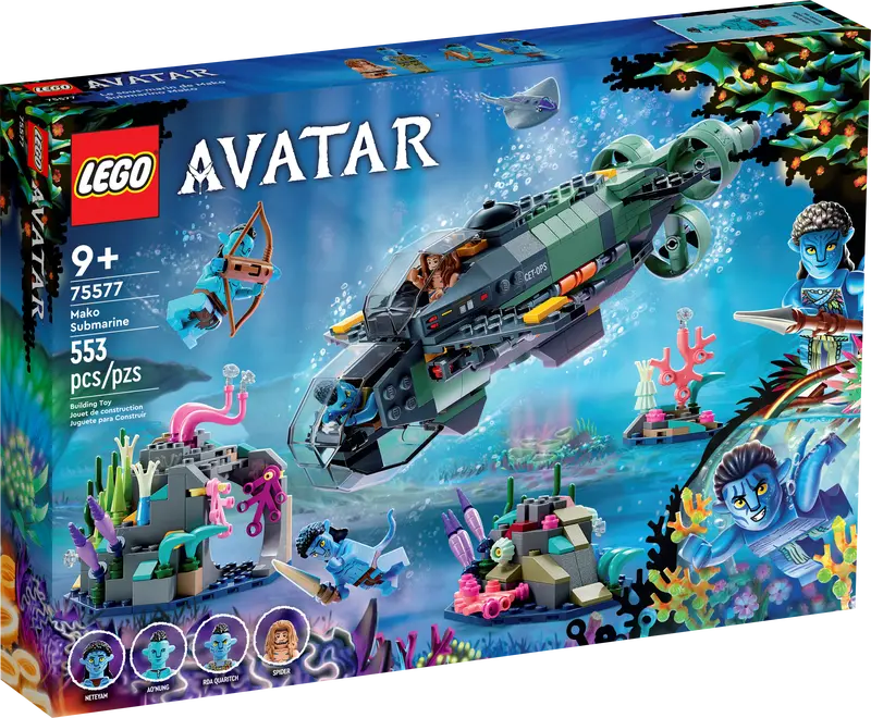 Lego, Set, Opened, Avatar, Mako Submarine, 75577