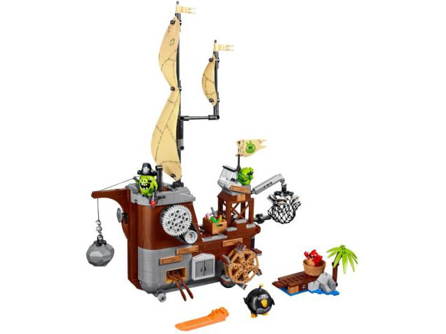 Lego, Set, Sealed, Angry Birds the Movie, Piggy Pirate ship, 75825