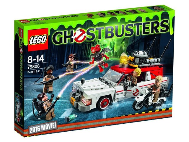 Lego, Set, Opened, Ghostbusters, ECTO-1 and ECTO 2, 75828