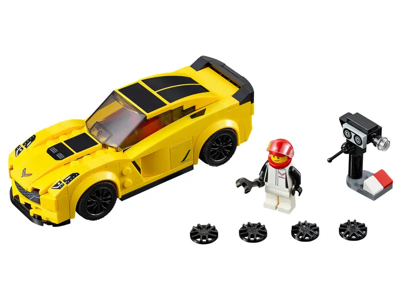 Lego, Set, Opened, Speed Champion, Chevrolet Corvette Z06, 75870
