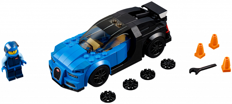 Lego, Set, Opened, Technic, Race, Bugatti Chiron, 75878