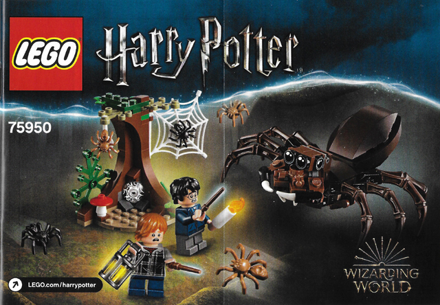 Lego, Set, Opened, Harry Potter, Aragog's Lair, 75950