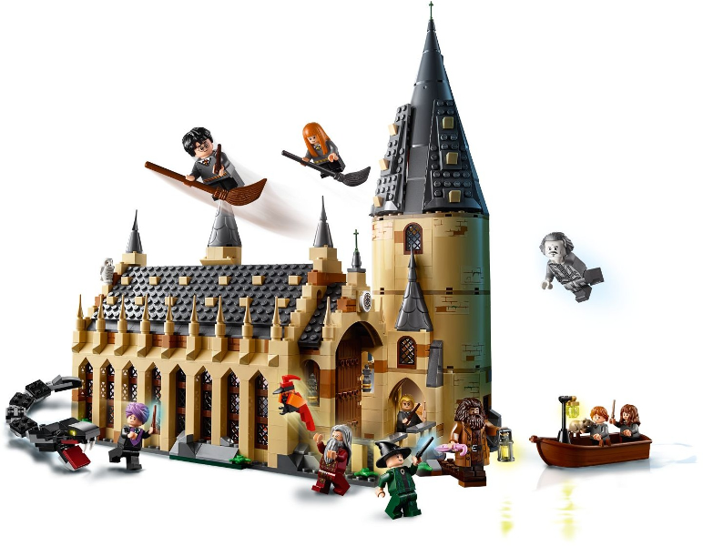 Lego, Set, Opened, Harry Potter, Hogwarts Great Hall, 75954