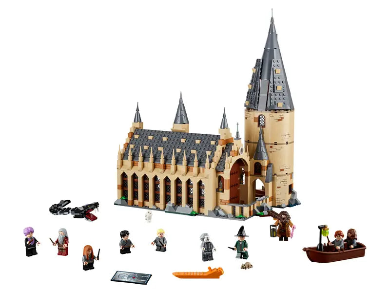 Lego, Set, Opened, Harry Potter, Hogwarts Great Hall, 75954