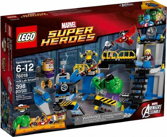 Lego, Set, Sealed, Marvel, Hulk Lab Smash, 76018