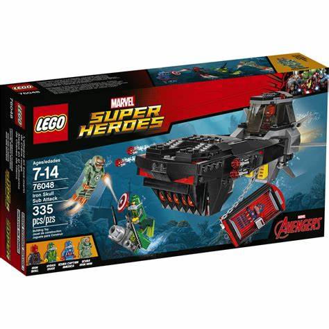 Lego, Set, Sealed, Marvel, Avengers, Iron Skull Sub Attack, 76048