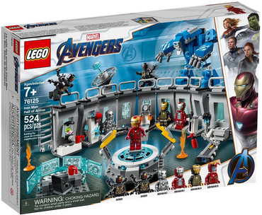 Lego, Set, Sealed, Super Heroes, Marvel, Iron Man, Iron Man Hall of Armor. 76125