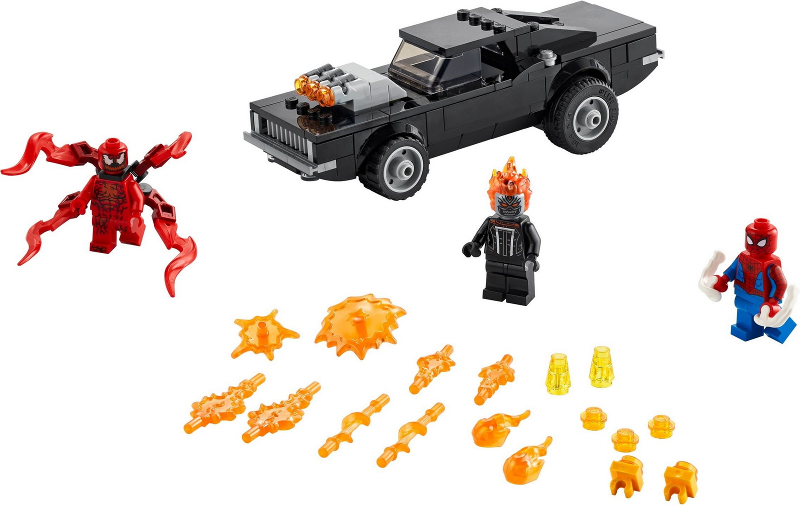 Lego, Set, Opened, Marvel, Spider-Man, Spider-Man and Ghost Rider vs. Carnage, 76173