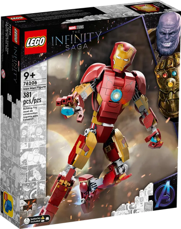 Lego, Set, Sealed, Marvel, Infinity Saga, Iron Man Figure, 76206