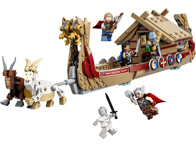 Lego, Set, Opened, Marvel, Thor, Love and Thunder, The Goat Boat, 76208