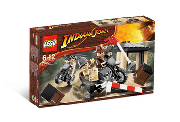 Lego, Set, Sealed, Indiana Jones, Indiana Jones Motorcycle Chase, 7620