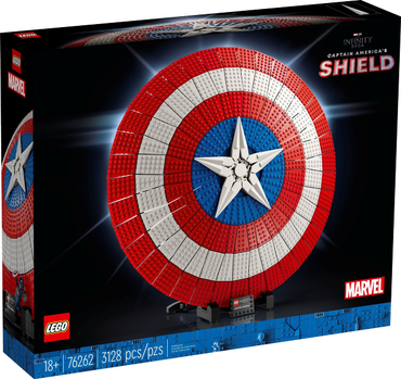 Lego, Set, Opened, Super Heroes, Marvel, Captain America Shield, 76262