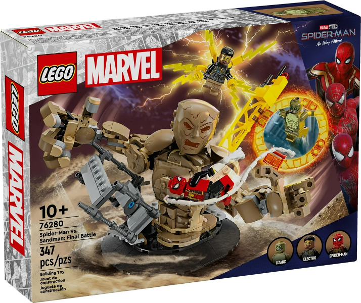 Lego, Set Opened, Spider-man No Way Home, Spider-man vs. Sandman: Final Battle, 76280