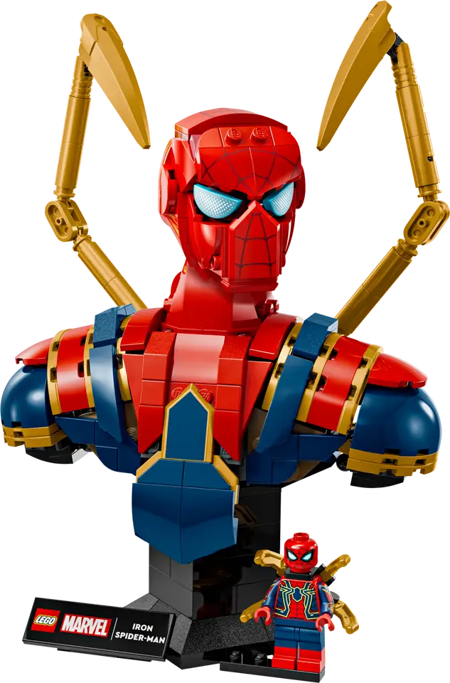 Lego, SEALED, Marvel, Iron Spider-man Bust, 76326