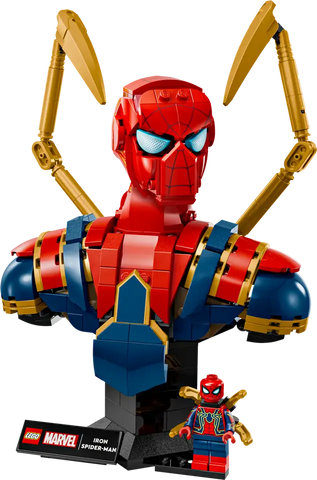 Lego, SEALED, Marvel, Iron Spider-man Bust, 76326