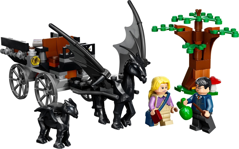 Lego, Set, OPENED, Harry Potter, Order of the Phoenix, Hogwarts Carriage and Thestrals, 76400