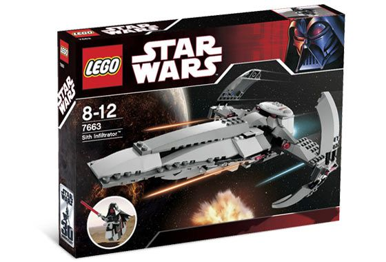 Lego, Set, Opened, Star Wars, Sith Infiltrator, 7663