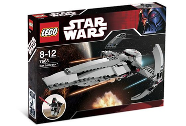 Lego, Set, Opened, Star Wars, Sith Infiltrator, 7663