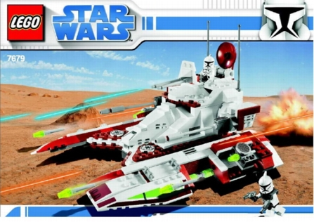 Lego, Set, Opened, Star Wars, Star Wars Republic Fighter Tank 7679