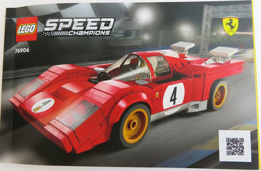 Lego, Set, Sealed, Speed Champions, 1970 Ferrari 512 M, 76906