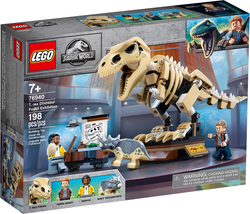 Lego, Jurassic World, T. rex Dinosaur Fossil Exhibition, 76940