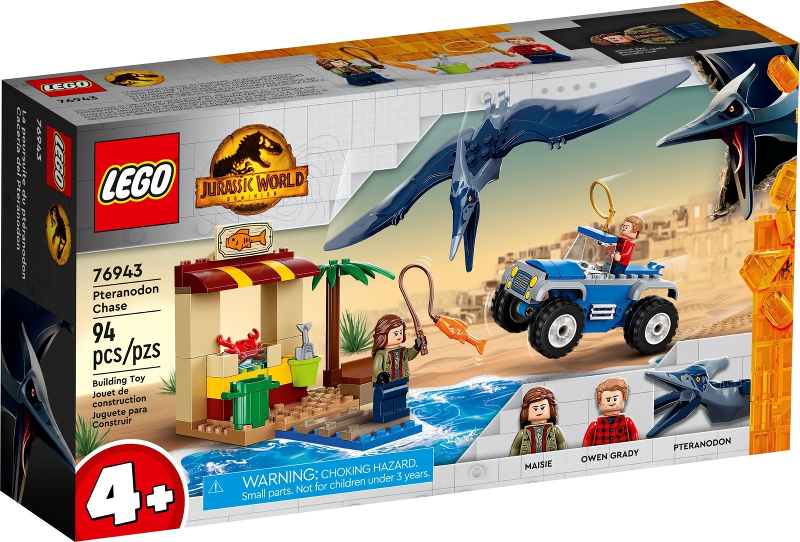 Lego, Set, Sealed, Jurassic World, Pteranodon Chase, 76943