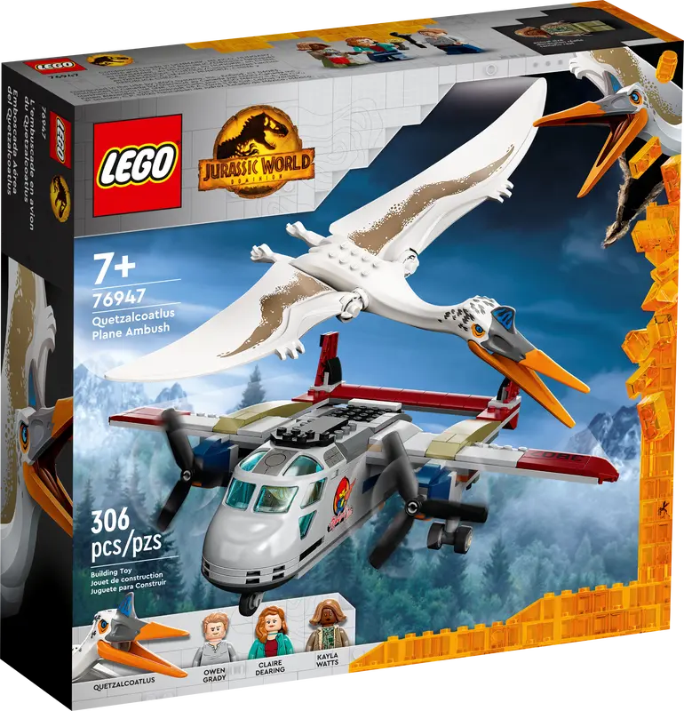 lego, Set, Sealed, Jurassic World, Quetzalcoatlus Plane Ambush, 76947