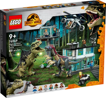 Lego, Set, Sealed, Jurassic World, Giganotosaurus & Therizinosaurus Attack, 76949