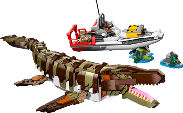 LEGO,Sealed, Jurassic World, Brick-Built Mosasaurus Boat Mission, 76974