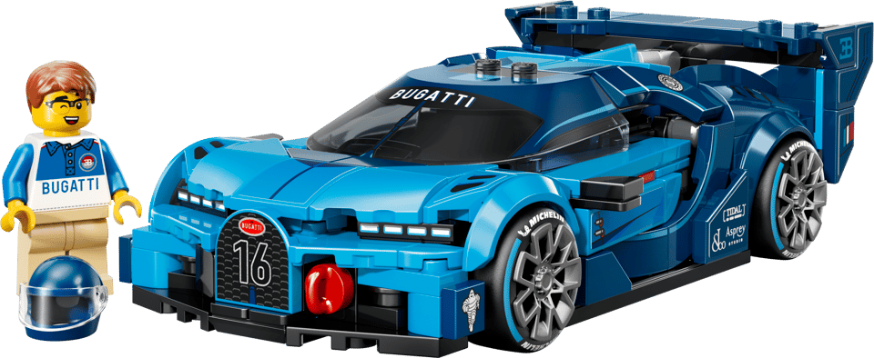 LEGO, Speed Champions, Bugatti Vision GT Hyper Sports Car, 77253
