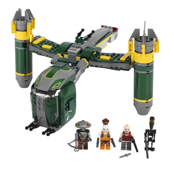 Lego, Set, Opened Product, Star Wars, Bounty Hunter Assault Gunship, 7930