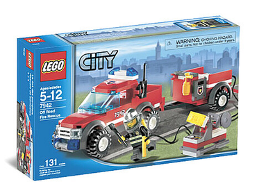 Lego, Set, Opened, City, Fire, Off Road Fire Rescue, 7942