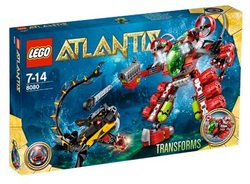 Lego, Minifigure, City of Atlantis, Undersea Explorer, 8080