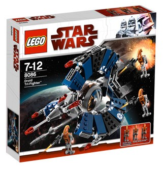 Lego, Set, Opened, Star Wars, The Clone Wars, Droid Tri-Fighter, 8086