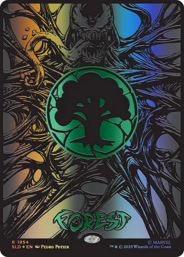 Forest (1954) (Raised Foil) [Secret Lair Drop Series]