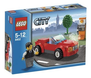 Lego, Set, Opened, City, Traffic, Sports Car, 8402