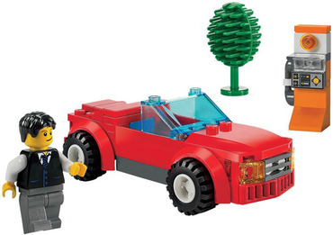 Lego, Set, Opened, City, Traffic, Sports Car, 8402