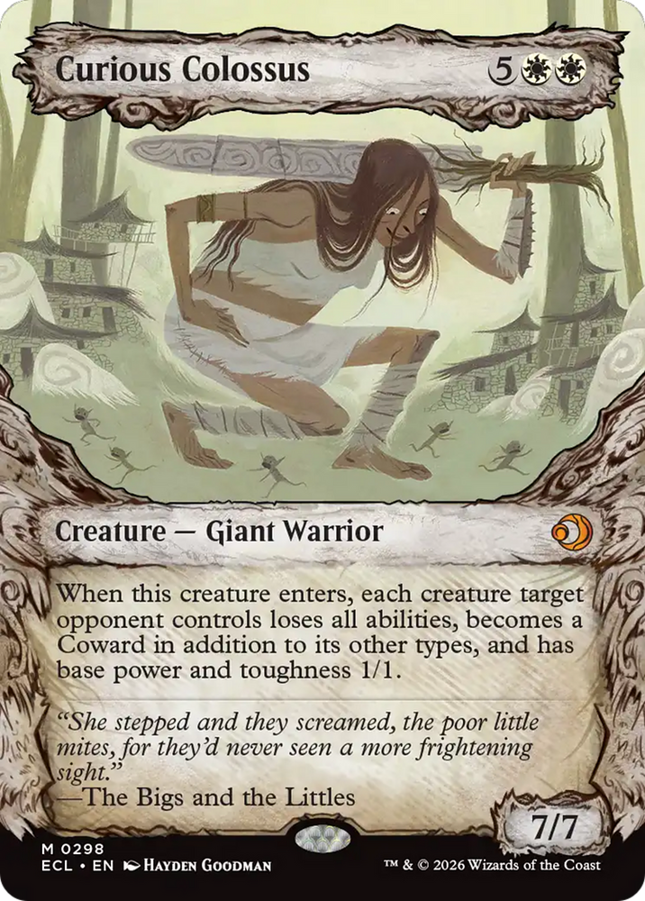 Curious Colossus (Showcase) [Lorwyn Eclipsed]