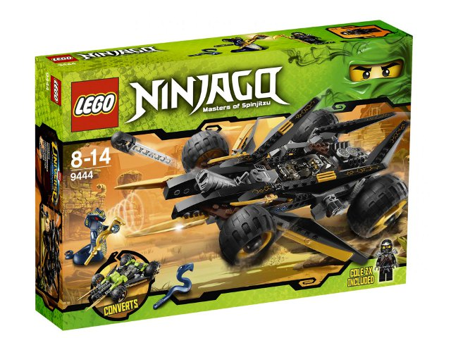LEGO, Set, Opened, Ninjago, Rise of the Snakes, Cole's Tread Assault, 9444