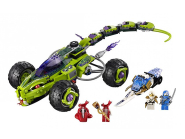 LEGO, Opened, Ninjago, Rise of the Snakes, Fangpyre, 9445, BUILT